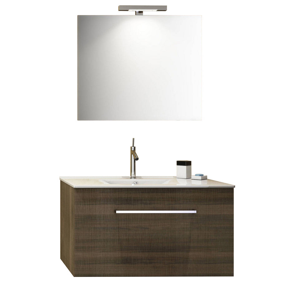 Mobile bagno sospeso modello Onik Noce Tranchà¨ by CeramicStore | Lo specialista del tuo bagno
