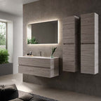 Colonna Bagno Sospesa cm 32x140 h modello 'Persona' colore Cenere by CeramicStore | Lo specialista del tuo bagno