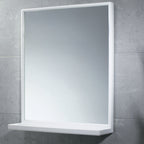 Specchio 45x60 con mensola di Gedy - Bianco by CeramicStore | Lo specialista del tuo bagno