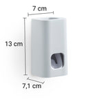  Dispenser per dentifricio a parete Gedy serie Seventy - Bianco by CeramicStore | Lo specialista del tuo bagno