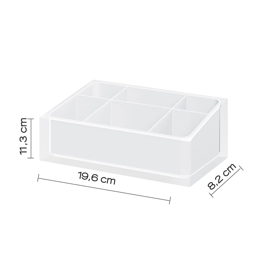  Organizer da appoggio Gedy serie Rainbow - Bianco by CeramicStore | Lo specialista del tuo bagno