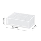  Organizer da appoggio Gedy serie Rainbow - Bianco by CeramicStore | Lo specialista del tuo bagno
