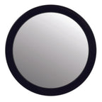 Specchio da bagno ingranditore rotondo con ventosa colore nero by CeramicStore | Lo specialista del tuo bagno