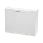  Scarpiera con anta a ribalta - Bianco effetto trama intrecciata by CeramicStore | Lo specialista del tuo bagno