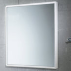  Specchio 55x60 cm modello Junior di Gedy con cornice in resine termoplastiche - Bianco by CeramicStore | Lo specialista del tuo bagno