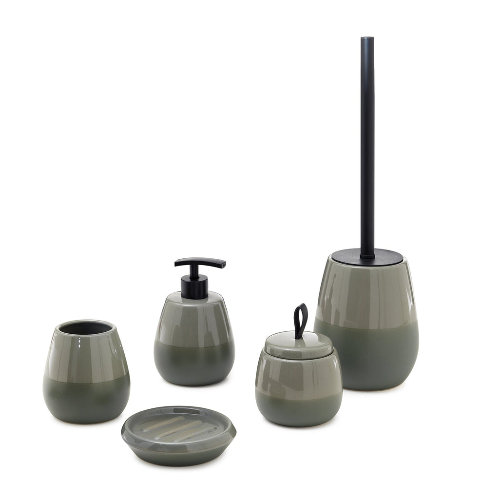  Contenitore da appoggio Gedy serie Wilma - Verde Salvia by CeramicStore | Lo specialista del tuo bagno