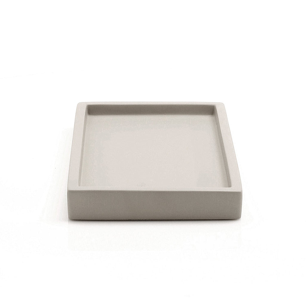  Vassoio portaoggetti in cemento Gedy serie Giunone - Grigio by CeramicStore | Lo specialista del tuo bagno