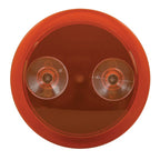  Specchio da bagno ingranditore rotondo con ventosa colore arancione by CeramicStore | Lo specialista del tuo bagno