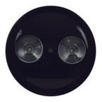  Specchio da bagno ingranditore rotondo con ventosa colore nero by CeramicStore | Lo specialista del tuo bagno