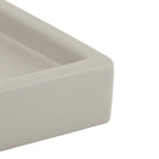  Vassoio portaoggetti in cemento Gedy serie Giunone - Grigio by CeramicStore | Lo specialista del tuo bagno