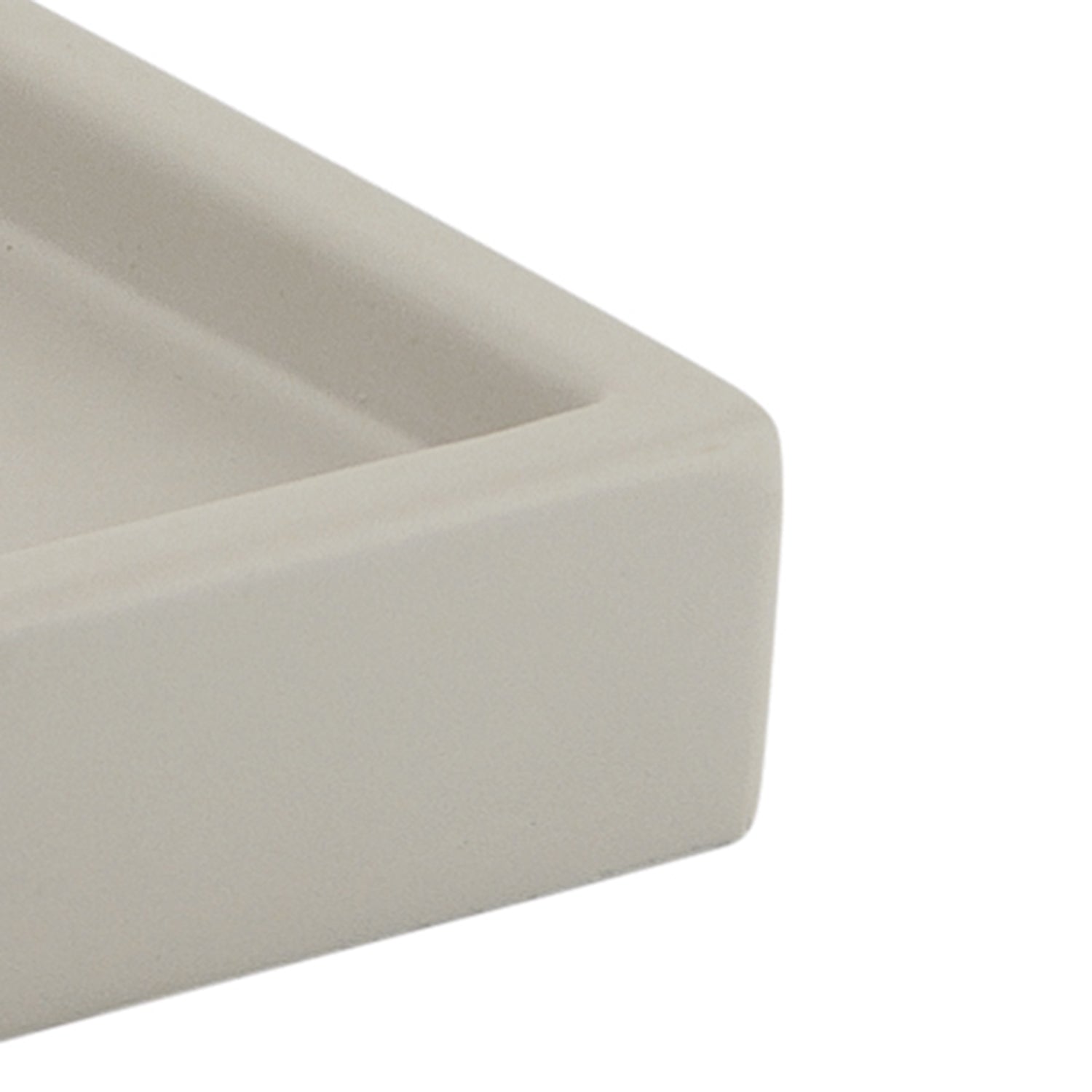  Vassoio portaoggetti in cemento Gedy serie Giunone - Grigio by CeramicStore | Lo specialista del tuo bagno