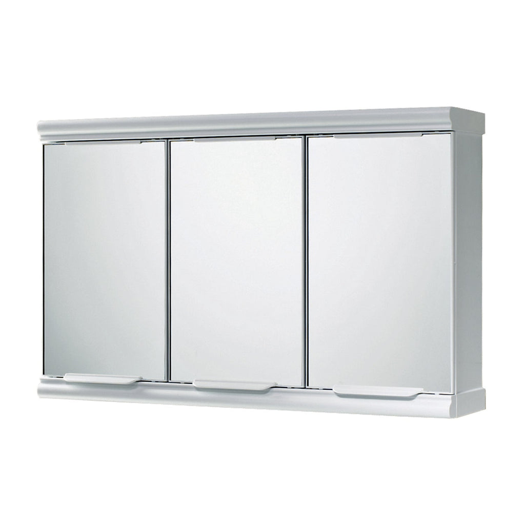 Specchio contenitore con 3 ante e 2 ripiani modello Princess di Gedy - Bianco by CeramicStore | Lo specialista del tuo bagno