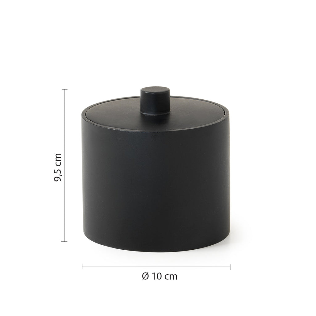  Contenitore in resina Gedy serie Brenda - Nero Matt by CeramicStore | Lo specialista del tuo bagno