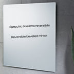  Specchio bisellato reversibile 60x70 cm modello William di Gedy by CeramicStore | Lo specialista del tuo bagno