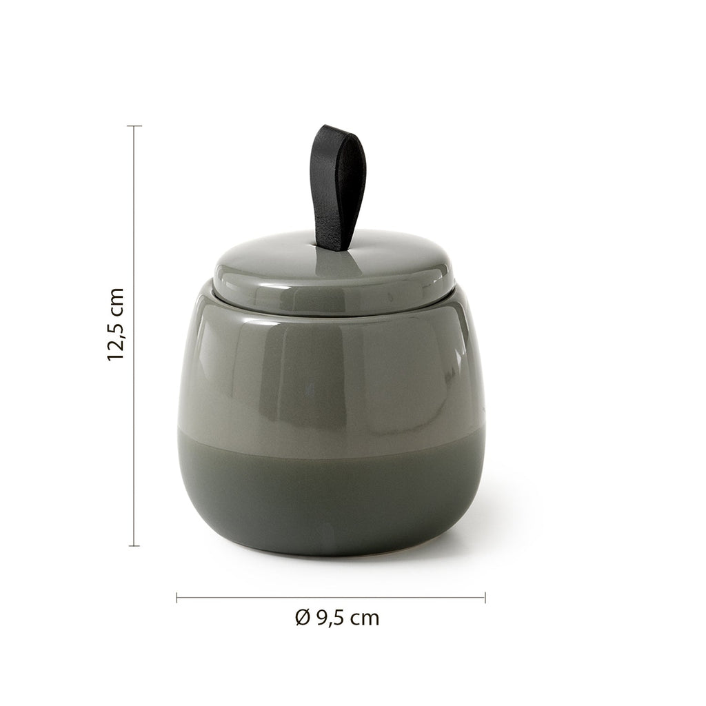  Contenitore da appoggio Gedy serie Wilma - Verde Salvia by CeramicStore | Lo specialista del tuo bagno