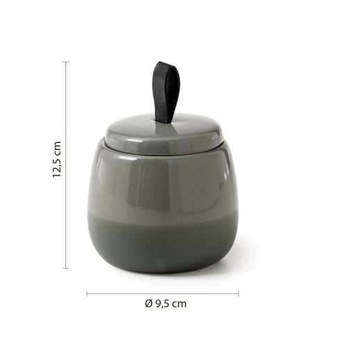  Contenitore da appoggio Gedy serie Wilma - Verde Salvia by CeramicStore | Lo specialista del tuo bagno