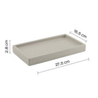 Vassoio portaoggetti in cemento Gedy serie Giunone - Grigio by CeramicStore | Lo specialista del tuo bagno