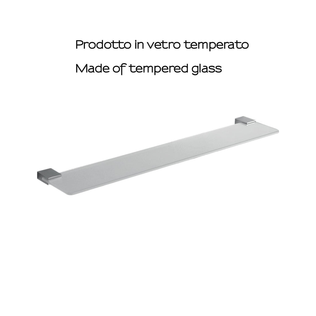  Mensola 60 cm in Acciaio Inox di Gedy serie Kansas - Cromato